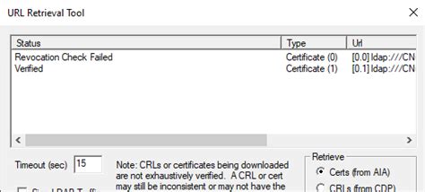 revocation status of the smart card|revocation status of domain controller.